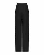 FW-037 | HIGH-WAISTED STRAIGHT-LEG TROUSERS WITH CURVED SEAM DETAIL - Image 8