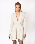 FW-039 | STRUCTURED TAILORED MINI DRESS