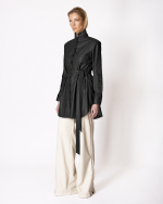 FW-047 | ECO-LEATHER BELTED SHIRT - Image 10