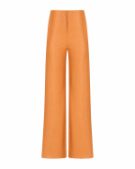 FW-048 | ECO-LEATHER WIDE-LEG TROUSERS - Image 6