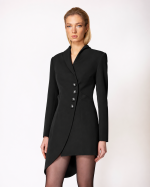 FW-051 | ASYMMETRIC TAILORED BLAZER - Image 4