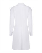 FW-053W | OVERSIZED WHITE POPLIN SHIRT DRESS - Image 3