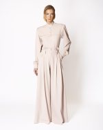 FW-057 | DUSTY PINK HIGH-NECK BODYSUIT - Image 2
