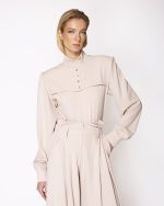 FW-057 | DUSTY PINK HIGH-NECK BODYSUIT