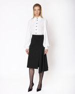 FW-062 | ASYMMETRIC MIDI SKIRT WITH LAYERED PANELS - Image 4