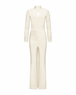 FW-067W | LONG FITTED STRETCH JERSEY DRESS WITH OPEN BACK - Image 3