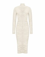 FW-068W | MIDI RUCHED DRESS - Image 2