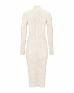 FW-068W | MIDI RUCHED DRESS - Image 3