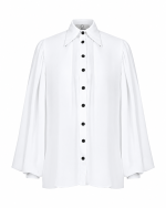 FW-074 | STATEMENT SHIRT WITH VOLUMINOUS SLEEVES AND RUCHED DETAILS - Image 2