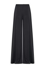 FW-097 | WIDE-LEG PALAZZO TROUSERS WITH FLUID DRAPE - Image 8