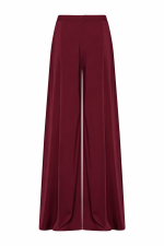 FW-097 | WIDE-LEG PALAZZO TROUSERS WITH FLUID DRAPE - Image 5