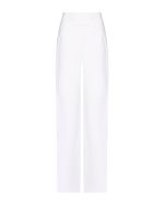 FW-037 | HIGH-WAISTED STRAIGHT-LEG TROUSERS WITH CURVED SEAM DETAIL - Image 2