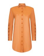 FW-047 | ECO-LEATHER BELTED SHIRT - Image 3