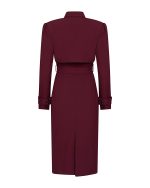 FW-054 | MIDI SHIRT DRESS WITH OVERLAY - Image 3