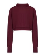 FW-066 | CROPPED TOP WITH OVERSIZED COLLAR AND VOLUMINOUS SLEEVES - Image 2