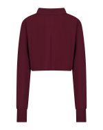 FW-066 | CROPPED TOP WITH OVERSIZED COLLAR AND VOLUMINOUS SLEEVES - Image 3