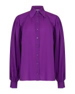 FW-074 | STATEMENT SHIRT WITH VOLUMINOUS SLEEVES AND RUCHED DETAILS - Image 11
