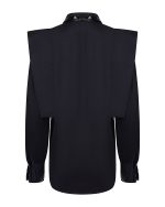 FW-073B | CROPPED SHIRT WITH GEOMETRIC SHOULDERS - Image 4