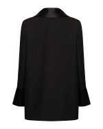 FW-094 | LONGLINE BLAZER WITH SATIN DETAILS - Image 4