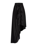 FW-085 | ASYMMETRIC RUFFLED MAXI SKIRT - Image 2
